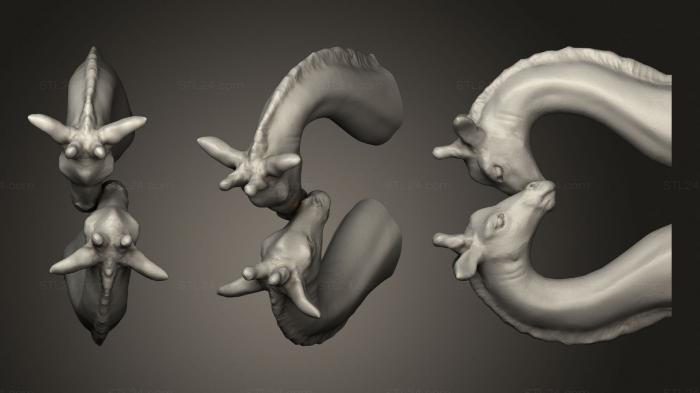Figurines simple (Giraffe heart large, STKPR_1809) 3D models for cnc