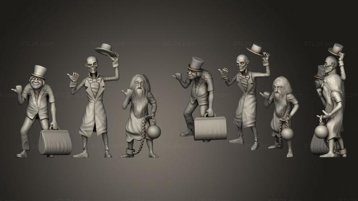 Figurines simple (Hitchhiking Ghosts 2, STKPR_1860) 3D models for cnc