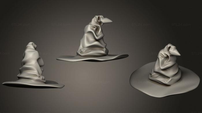 Figurines simple (Magic Hat Harry Potter, STKPR_1936) 3D models for cnc
