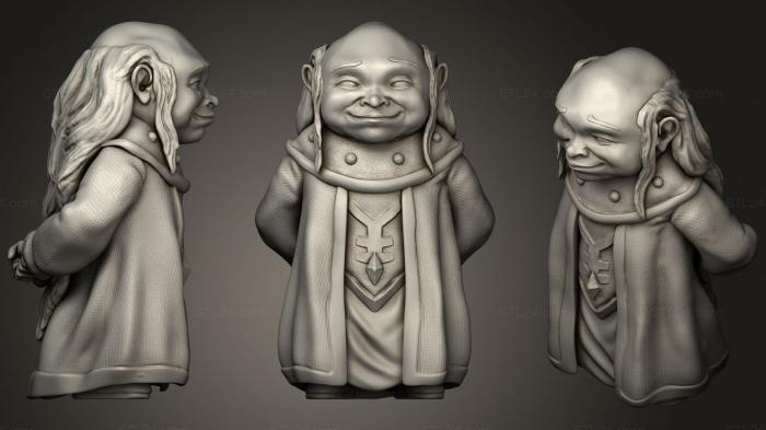 Figurines simple (Master of the Wizards, STKPR_1947) 3D models for cnc