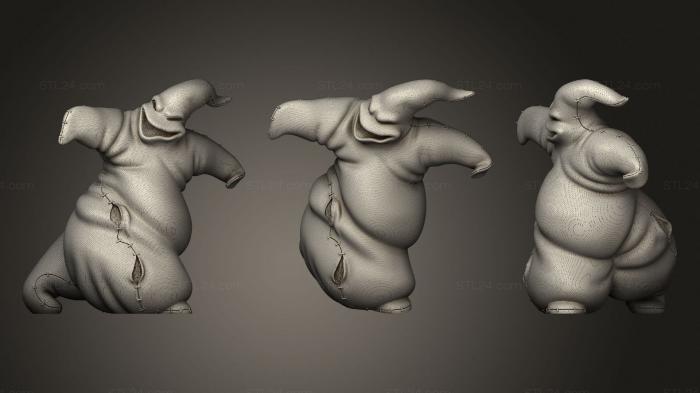 Figurines simple (Oogie boogie klept0, STKPR_2146) 3D models for cnc