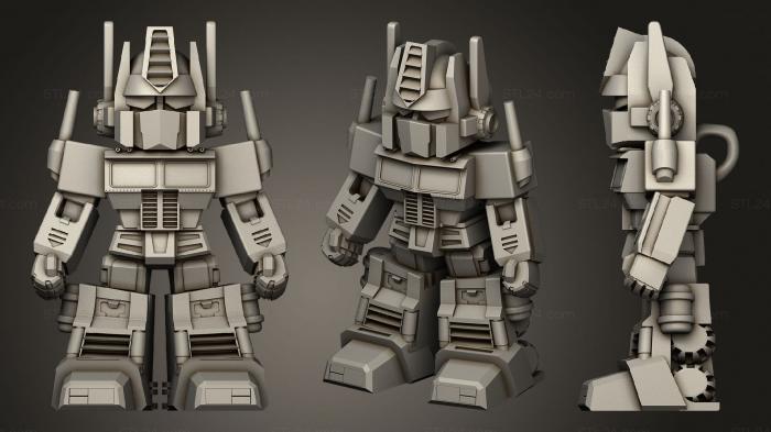 Figurines simple (Optimus prime sd keychain, STKPR_2149) 3D models for cnc
