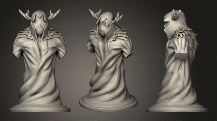 Figurines simple (Pawn Radiant Creep Dota 2 Chess Piece, STKPR_2160) 3D models for cnc