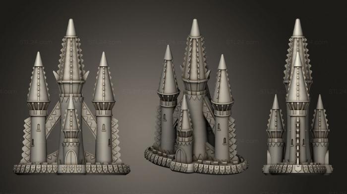 Figurines simple (Tzeentch Tower, STKPR_2294) 3D models for cnc
