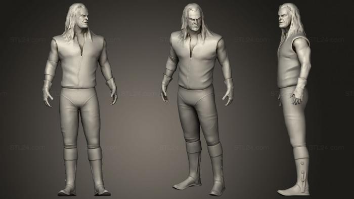 Figurines simple (Undertaker, STKPR_2296) 3D models for cnc