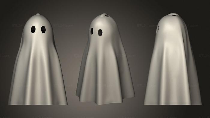 Figurines simple (Zou ghost ghost with legs, STKPR_2323) 3D models for cnc