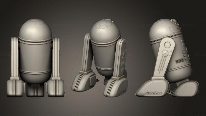 Figurines simple (Artoo Deco, STKPR_2354) 3D models for cnc