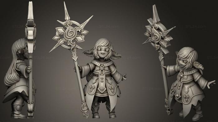 Figurines simple (Baby Summoner 2, STKPR_2366) 3D models for cnc
