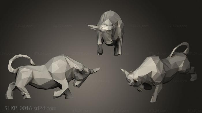 Bull Low Poly