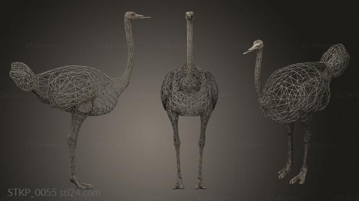 OSTRICH WIREFRAME