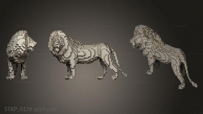 Pixel Lion