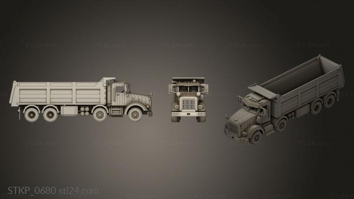 Voxel Dumper Truck With Animation