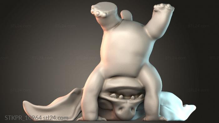 Figurines simple (STKPR_10964) 3D models for cnc