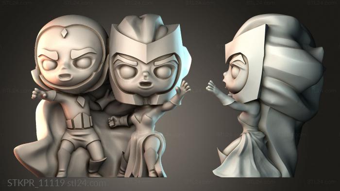 Figurines simple (STKPR_11119) 3D models for cnc