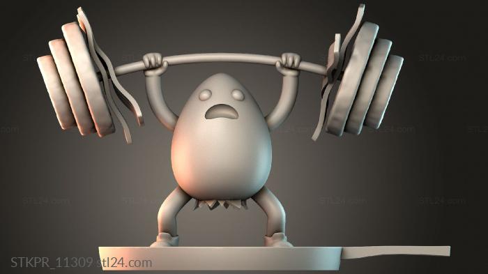 Figurines simple (STKPR_11309) 3D models for cnc