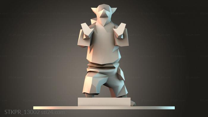 Figurines simple (STKPR_13002) 3D models for cnc