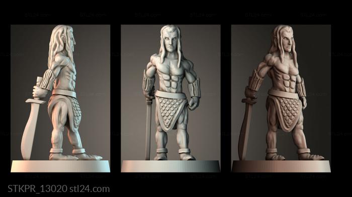 Figurines simple (STKPR_13020) 3D models for cnc
