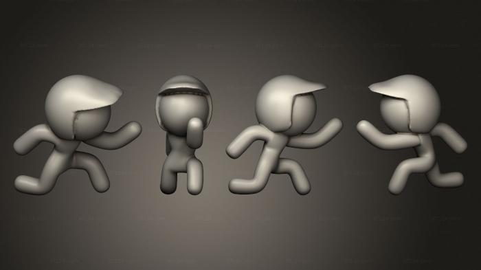 Figurines simple (Among mini mascota, STKPR_2380) 3D models for cnc