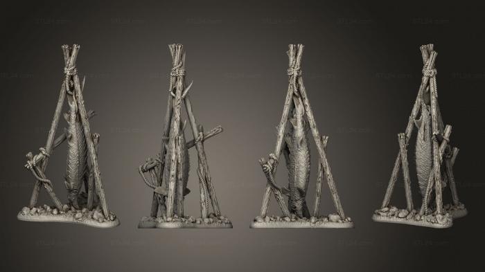 Figurines simple (Asgard Rising 10, STKPR_2406) 3D models for cnc