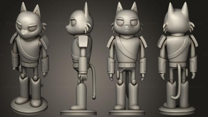 Figurines simple (Avocato Space, STKPR_2410) 3D models for cnc