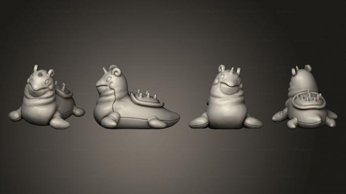 Figurines simple (AW Chonky Nessie, STKPR_2411) 3D models for cnc