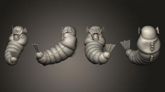 Статуэтки упрощенные (О , Чонкий Змей, STKPR_2412) 3D модель для ЧПУ станка