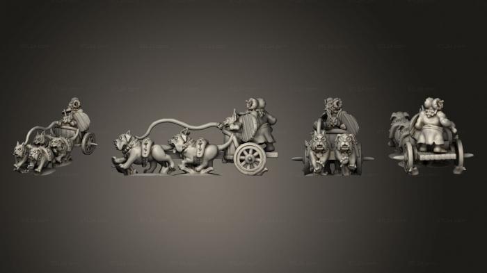 Figurines simple (beastfolk chariot pack 2, STKPR_2427) 3D models for cnc