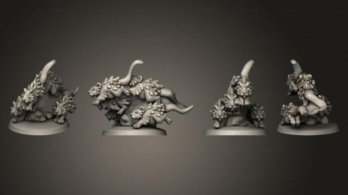 Figurines simple (Bilge Rats 2, STKPR_2430) 3D models for cnc