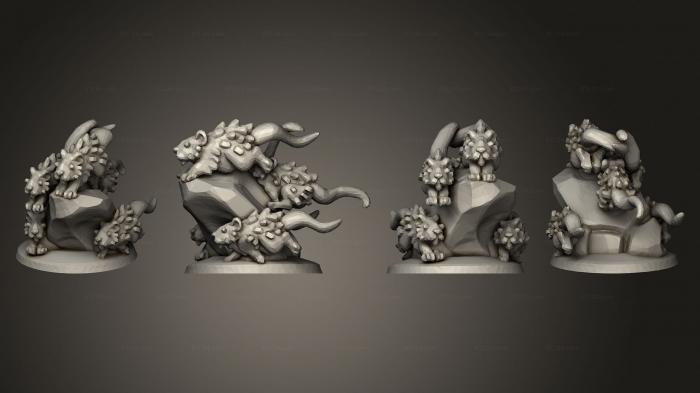 Figurines simple (Bilge Rats 5, STKPR_2433) 3D models for cnc