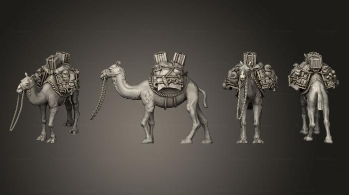 Figurines simple (Camels 3, STKPR_2472) 3D models for cnc
