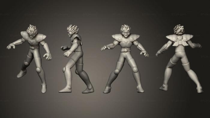 Figurines simple (Cavaleiros Gerais Dio de Mosca, STKPR_2489) 3D models for cnc