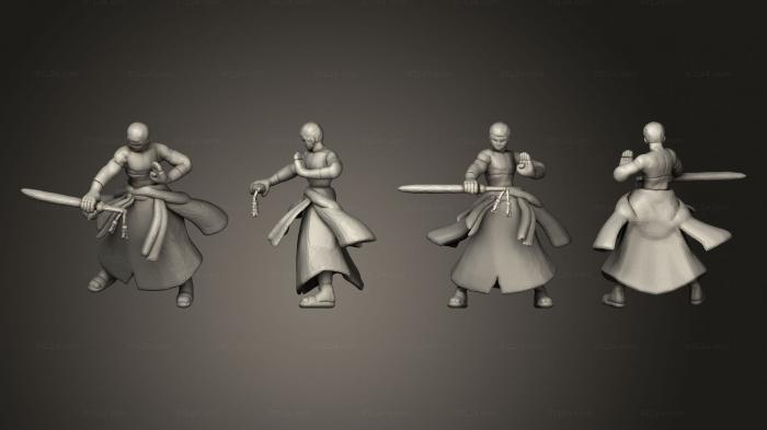 Figurines simple (Cavaleiros Gerais Hakurei, STKPR_2498) 3D models for cnc