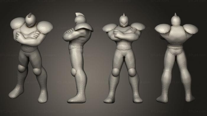 Figurines simple (Cavaleiros Gerais Sanctuary Soldier 3, STKPR_2539) 3D models for cnc