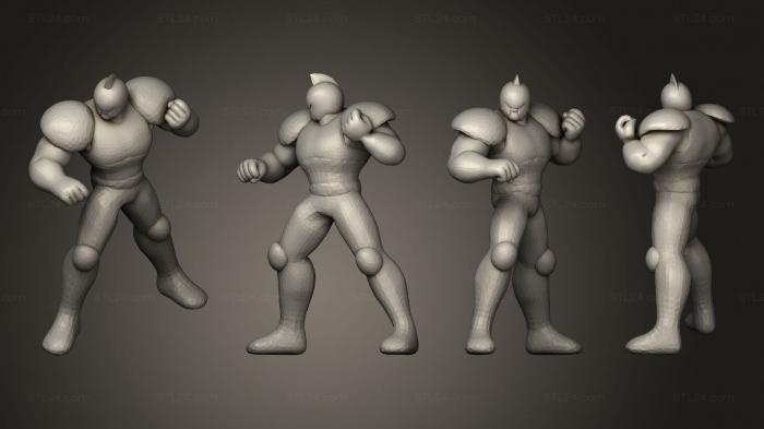 Figurines simple (Cavaleiros Gerais Sanctuary Soldier 4, STKPR_2540) 3D models for cnc