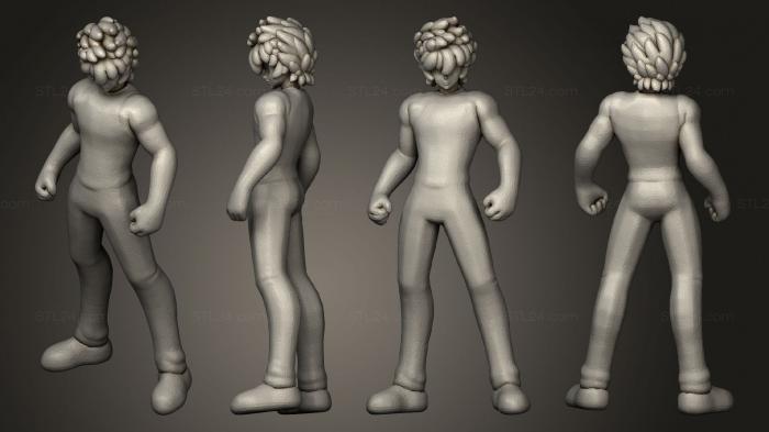Figurines simple (Cavaleiros Gerais Seiya Plain, STKPR_2546) 3D models for cnc