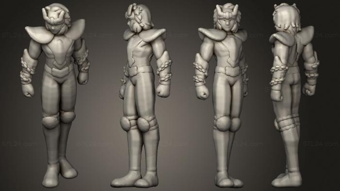 Figurines simple (Cavaleiros Gerais Shun Manga, STKPR_2559) 3D models for cnc