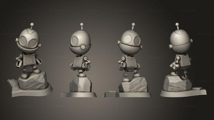 Figurines simple (Clank Chibi, STKPR_2581) 3D models for cnc
