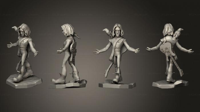 Figurines simple (crow, STKPR_2596) 3D models for cnc