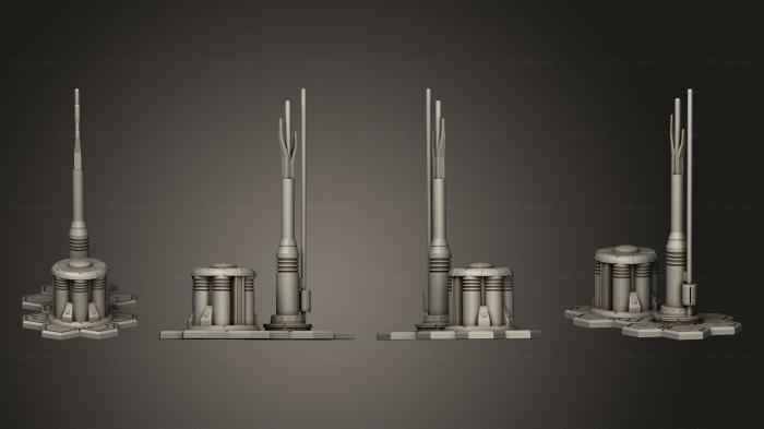 Figurines simple (cybertech terrain, STKPR_2605) 3D models for cnc