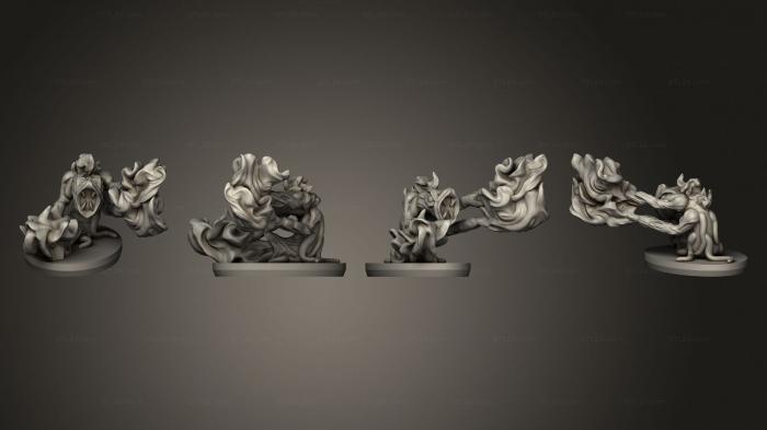 Figurines simple (Daemon Army Flame Spitter 1, STKPR_2627) 3D models for cnc
