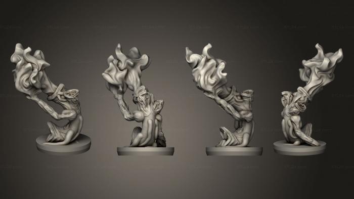Figurines simple (Daemon Army Flame Spitter 2, STKPR_2628) 3D models for cnc