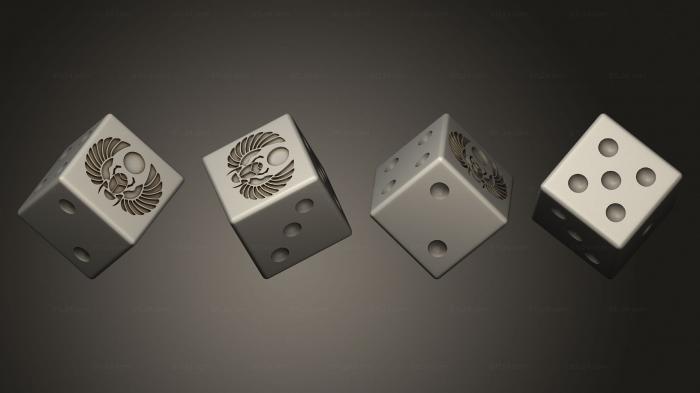 Figurines simple (Dice mm 12 6, STKPR_2679) 3D models for cnc