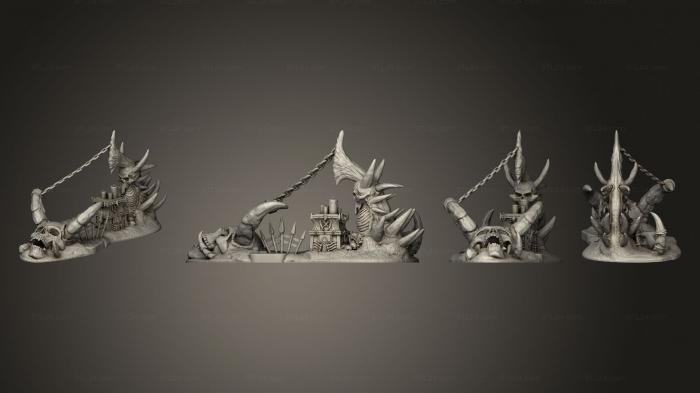 Figurines simple (DMW Small Terrain 4, STKPR_2690) 3D models for cnc