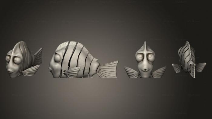 Figurines simple (Dory Thinking Final, STKPR_2693) 3D models for cnc