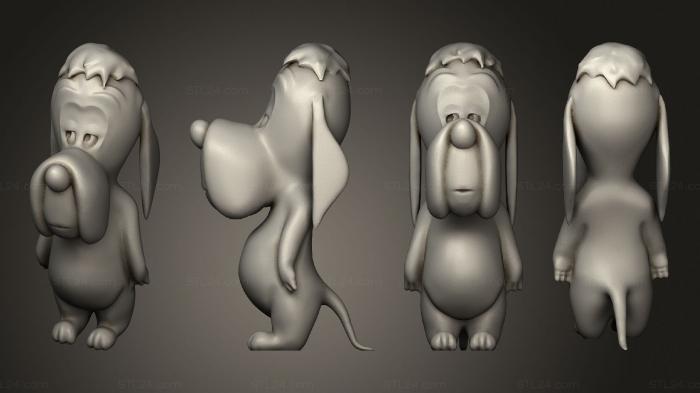 Figurines simple (Droopy, STKPR_2697) 3D models for cnc