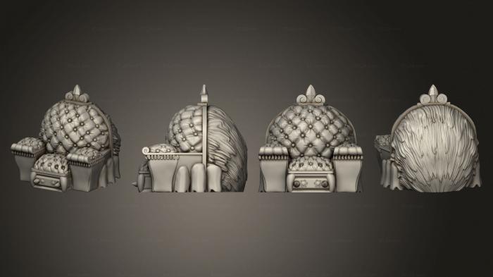 Figurines simple (Dungeon Scatter Throne, STKPR_2709) 3D models for cnc