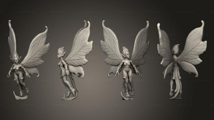 Figurines simple (Fairies Fox, STKPR_2728) 3D models for cnc