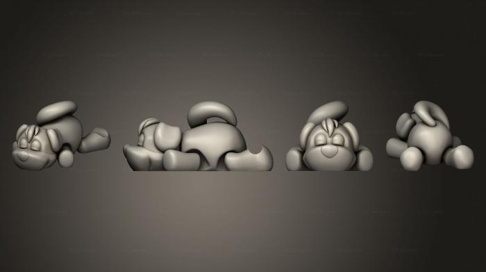 Figurines simple (Flexi Puppy, STKPR_2746) 3D models for cnc
