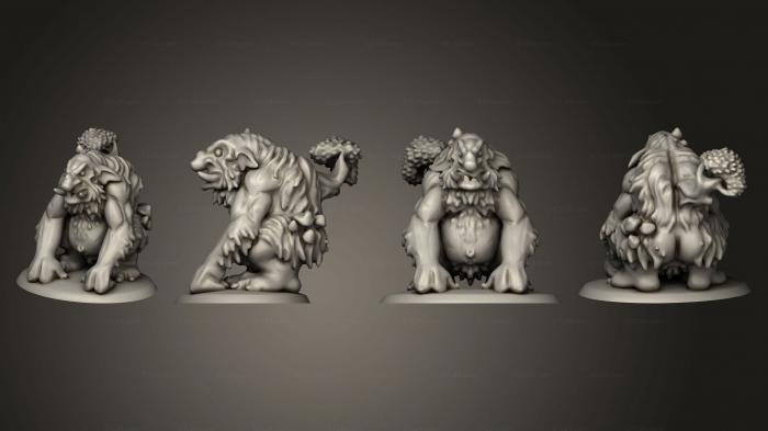Figurines simple (Forest Troll 3, STKPR_2764) 3D models for cnc