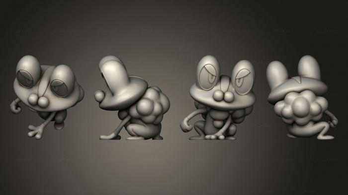 Figurines simple (Froakie, STKPR_2766) 3D models for cnc